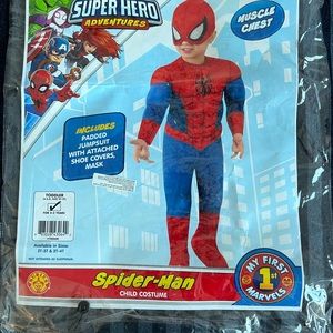 Spider-Man costume for 2-3y.o excellent condition